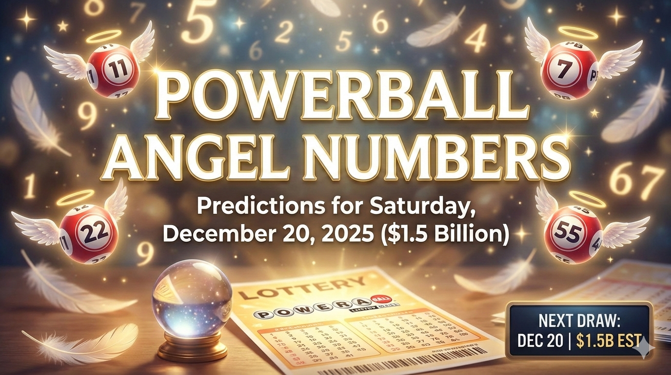 Powerball Angel Numbers - Predictions for Saturday, December 20, 2025 ($1.5 Billion)