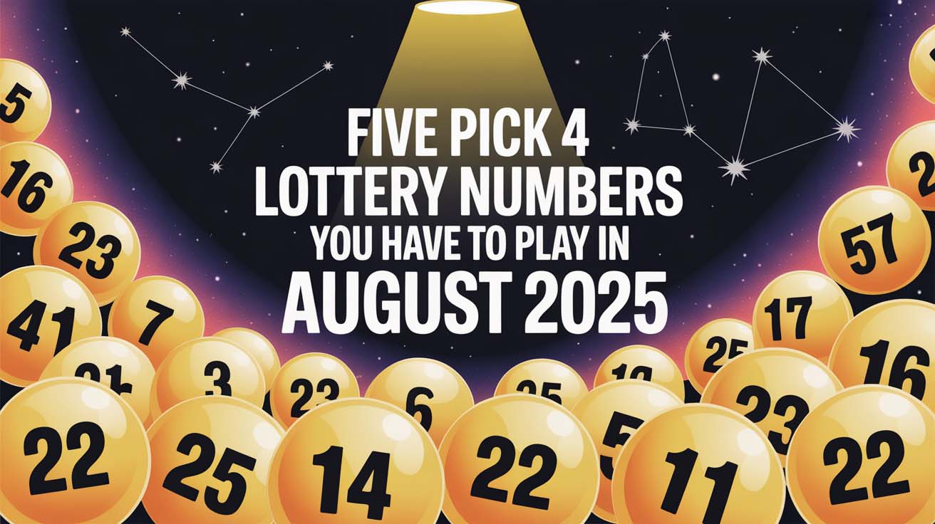 Five Pick 4 Lottery Numbers You Have To Play In August 2025