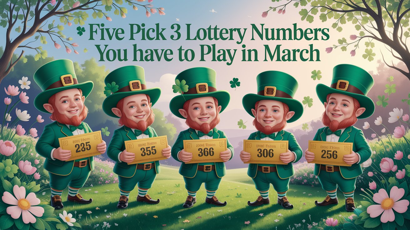 Five Pick 3 Lottery Numbers You Have To Play In March 2025